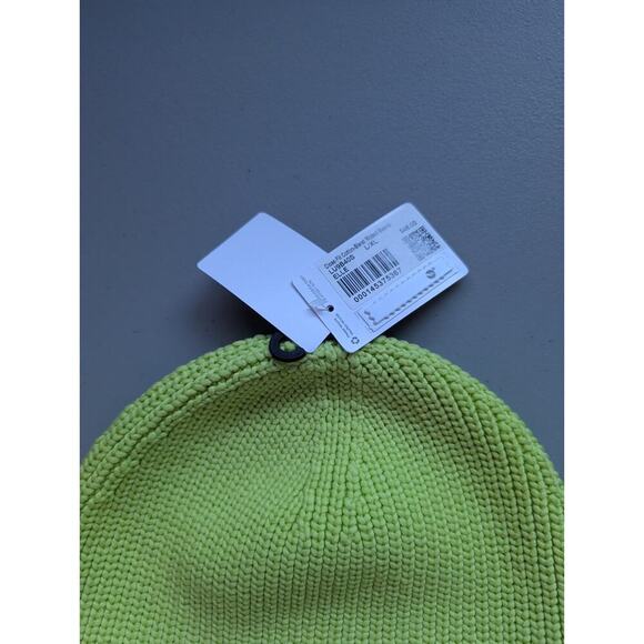 NWT Lululemon Close-Fit cotton-Blend Ribbed Knit Beanie ELLE yellow Size L/XL main image 7